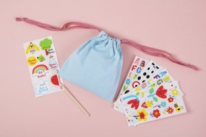 Woopie WOOPIE ART&FUN Zestaw Kreatywny Magiczna Torebka + Naklejki do Dekoracji ponad 109 szt. 14