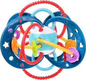 Woopie WOOPIE BABY Zabawka Sensoryczna 2w1 Gryzak Grzechotka Montessori 2