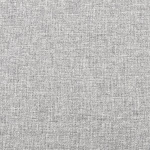 vidaXL 2-osobowa kanapa, 2 poduszki, jasnoszara, tapicerowana tkaniną 10