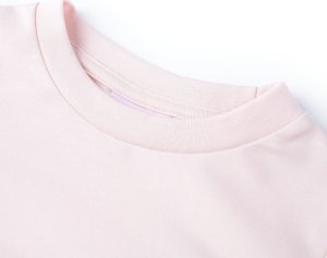 vidaXL Bluza dziecięca, jasnoróżowa, 104 3