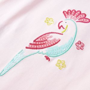 vidaXL Dziecięca koszulka na ramiączkach, jasnoróżowa, 116 4