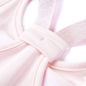 vidaXL Dziecięca koszulka na ramiączkach, jasnoróżowa, 116 6