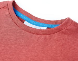 vidaXL Koszulka dziecięca z krótkimi rękawami, paprykowa, 116 3