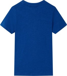 vidaXL Koszulka dziecięca, ciemnoniebieska, 128 2