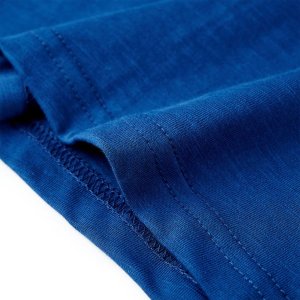 vidaXL Koszulka dziecięca, ciemnoniebieska, 128 6