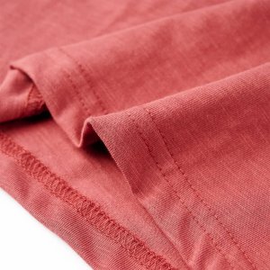 vidaXL Koszulka dziecięca z krótkimi rękawami, paprykowa, 140 6