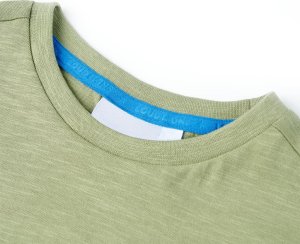 vidaXL Koszulka dziecięca, jasne khaki, 140 3