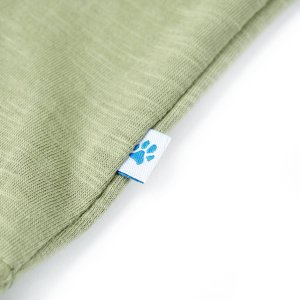 vidaXL Koszulka dziecięca, jasne khaki, 140 4