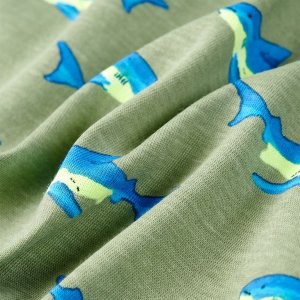 vidaXL Koszulka dziecięca, jasne khaki, 128 7