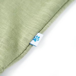 vidaXL Koszulka dziecięca, jasne khaki, 128 5