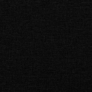 vidaXL Fotel rozkładany, czarny, obity tkaniną 10