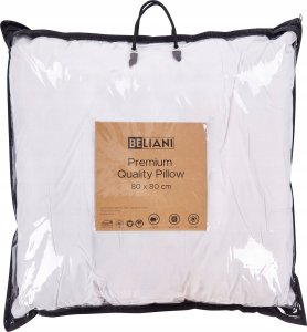 Beliani Zestaw 2 poduszek z mikrofibry wysokich 80 x 80 cm ERRIGAL 7