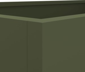vidaXL vidaXL Donica, oliwkowa, 62x40x39 cm, stal walcowana na zimno 8