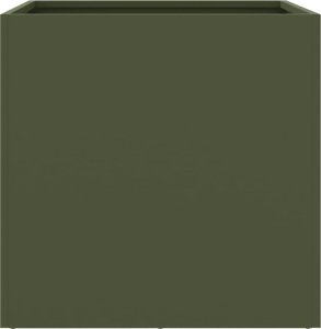 vidaXL vidaXL Donica, oliwkowa, 49x47x46 cm, stal walcowana na zimno 6