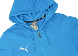 Puma Bluza męska Team Goal Casuals Hooded niebieska 658595 02 M 4