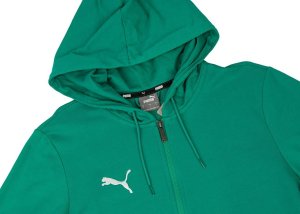 Puma Bluza męska Team Goal Casuals Hooded zielona 658595 05 S 4