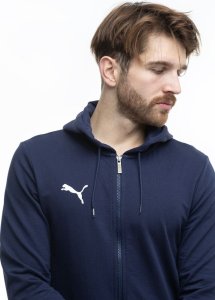 Puma Bluza męska Team Goal Casuals Hooded granatowa 658595 06 S 3