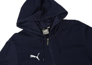 Puma Bluza męska Team Goal Casuals Hooded granatowa 658595 06 S 4