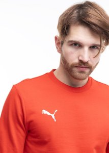 Puma Bluza męska Puma Team Goal Casuals Crew Neck Sweat czerwona 658592 01 XL 3