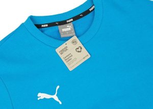 Puma Bluza męska Team Goal Casuals Crew Neck Sweat niebieska 658592 02 S 5
