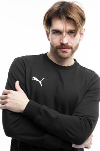 Puma Bluza męska Team Goal Casuals Crew Neck Sweat czarna 658592 03 S 3