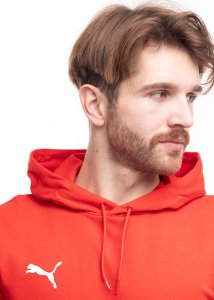 Puma Bluza męska Puma Team Goal Casuals Hoody czerwona 658618 01 XL 3