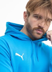 Puma Bluza męska Puma Team Goal Casuals Hoody niebieska 658618 02 XL 3