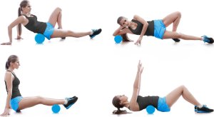 Triton Roller wałek do ćwiczeń EVA NS-963 niebieski 6