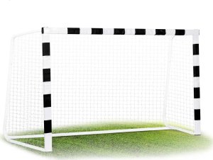 Neo-Sport Bramka do piłki nożnej 300 x 200 x 120 cm NS-465 czarno-biała 10