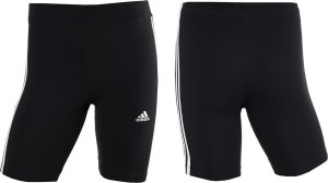 Adidas Spodenki dla dzieci adidas Essentials 3-Stripes Cotton Bike Tights czarne IC3628 152cm 1