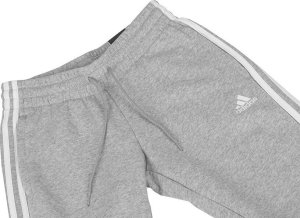 Adidas Spodnie damskie adidas Essentials 3-Stripes Fleece szary IL3282 XL 3