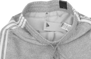 Adidas Spodnie damskie adidas Essentials 3-Stripes Fleece szare IL3282 M 4
