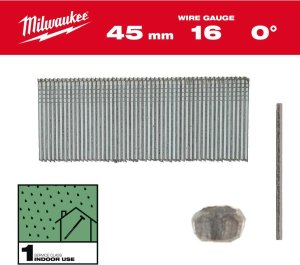 Milwaukee MILWAUKEE SZTYFTY 16G/45mm/0° DO M18 FN16GS /2500szt. 1