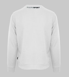 Plein Sport Bluza marki Plein Sport model FIPSG60 kolor Biały. Odzież męska. Sezon: Cały rok M 1