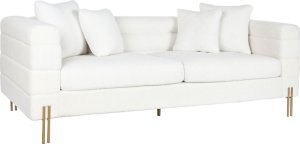 DKD Home Decor Sofa DKD Home Decor Biały Metal 205 x 85 x 73 cm 1