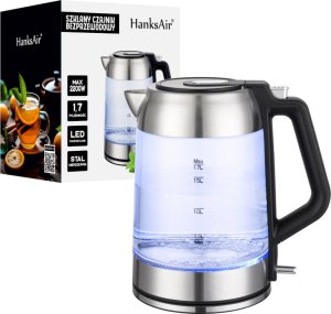 Czajnik Art Elektryczny czajnik szklany HanksAir podświetlany 1,7L 4