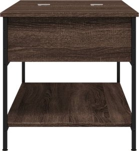vidaXL Stolik kawowy, brązowy dąb, 100x50x50 cm 5