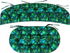 Hobbygarden AMANDA SPRESTIŻ 1+2 3D NIEBIESKIE LIŚCIE 6