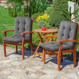 Hobbygarden Poduszka Blanca Grafitowa 50x48x54 cm 2