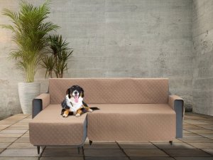 DOGGY 240 cm POKROWIEC PARIS NA NAROŻNIK PRAWY BEŻOWY 2