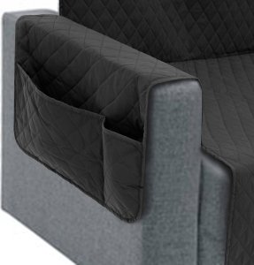 DOGGY 200 cm POKROWIEC PARIS NA NAROŻNIK PRAWY CZARNY 4