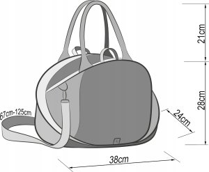 DOGGY R1 TORBA SEA SHELL GRANATOWY 9