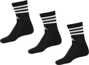 Adidas Skarpety adidas 3-Stripes Cushioned Crew Socks 3P czarne IC1321 34-36 1