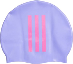 Adidas Czepek pływacki dla dzieci adidas 3-Stripes Swim fioletowy IM1045 2