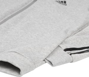 Adidas Dres męski adidas Basic 3-Stripes Fleece szaro-czarny IA3073 S 15