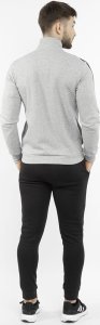 Adidas Dres męski adidas Basic 3-Stripes Fleece szaro-czarny IA3073 2XL 2