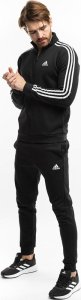 Adidas Dres męski adidas Basic 3-Stripes Fleece czarny IJ6067 L 1