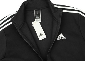 Adidas Dres męski adidas Basic 3-Stripes Fleece czarny IJ6067 S 11