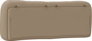 vidaXL Poduszka na wezgłowie, cappuccino, 120 cm, sztuczna skóra 7