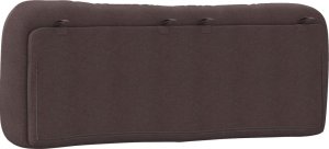 vidaXL Poduszka na wezgłowie, ciemnobrązowa, 140 cm, tkanina 7
